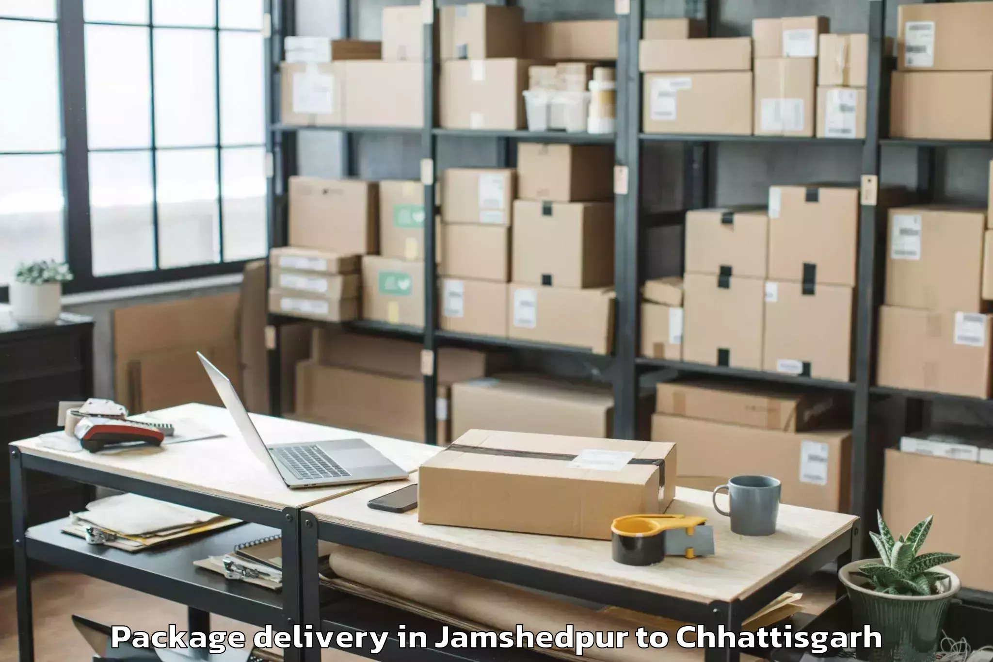 Affordable Jamshedpur to Ramanujganj Package Delivery